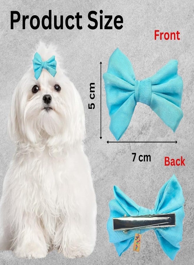 ويستيرن إرا مشبك شعر للكلاب بتصميم مستوحى من العصر الغربي | إكسسوار أنيق للحيوانات الأليفة | ناعم ومريح | مناسب للكلاب الصغيرة والمتوسطة والكبيرة | تصميم عصري ومتين للعناية بالحيوانات الأليفة، وجلسات التصوير، والحفلات (أزرق فاتح) - Image 4